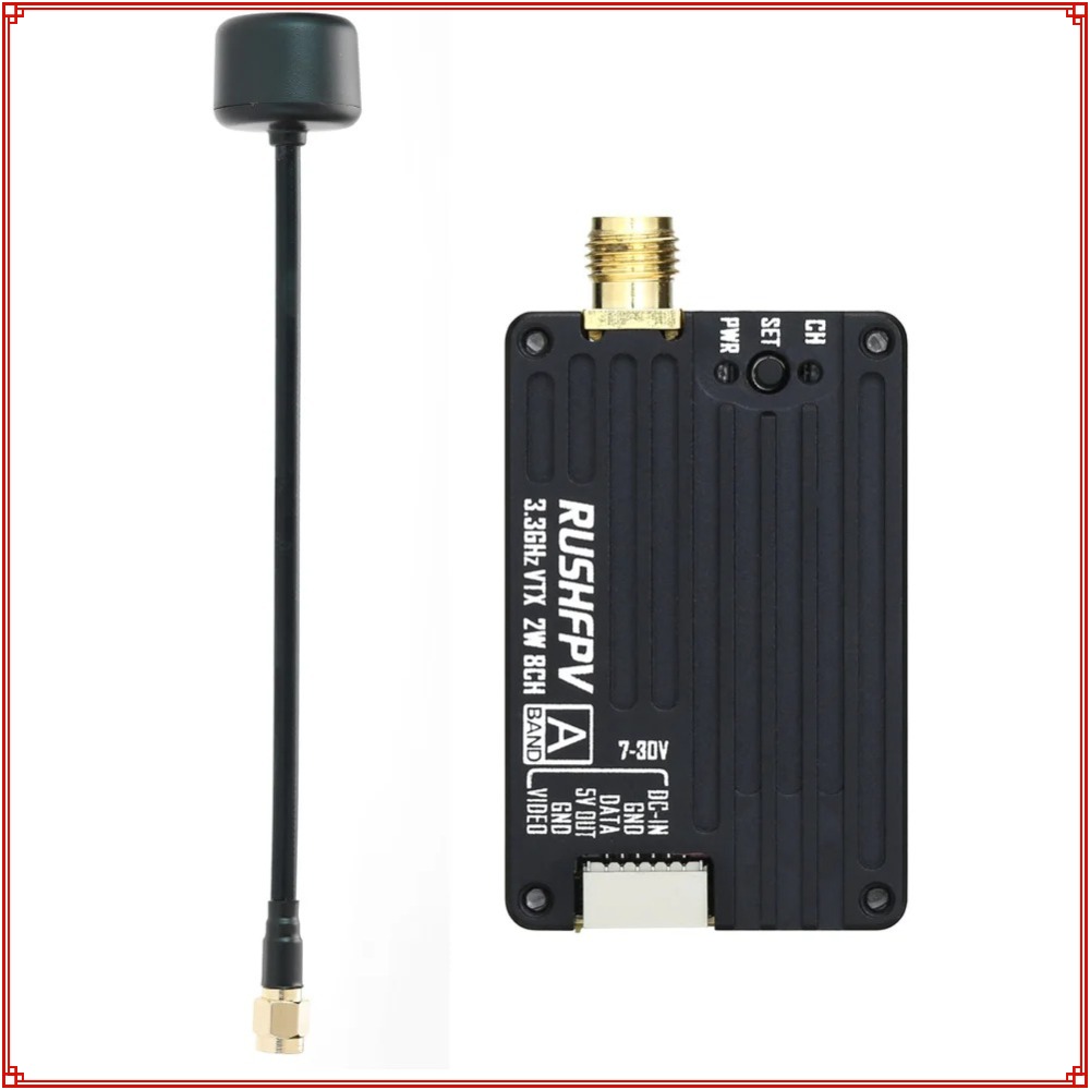 Drone Rc Control - Novo Transmissor RUSHFPV 3.3G 2W VTX