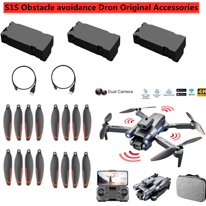Drone Rc S1S - Bateria LSRC S1S para Drone, Peças