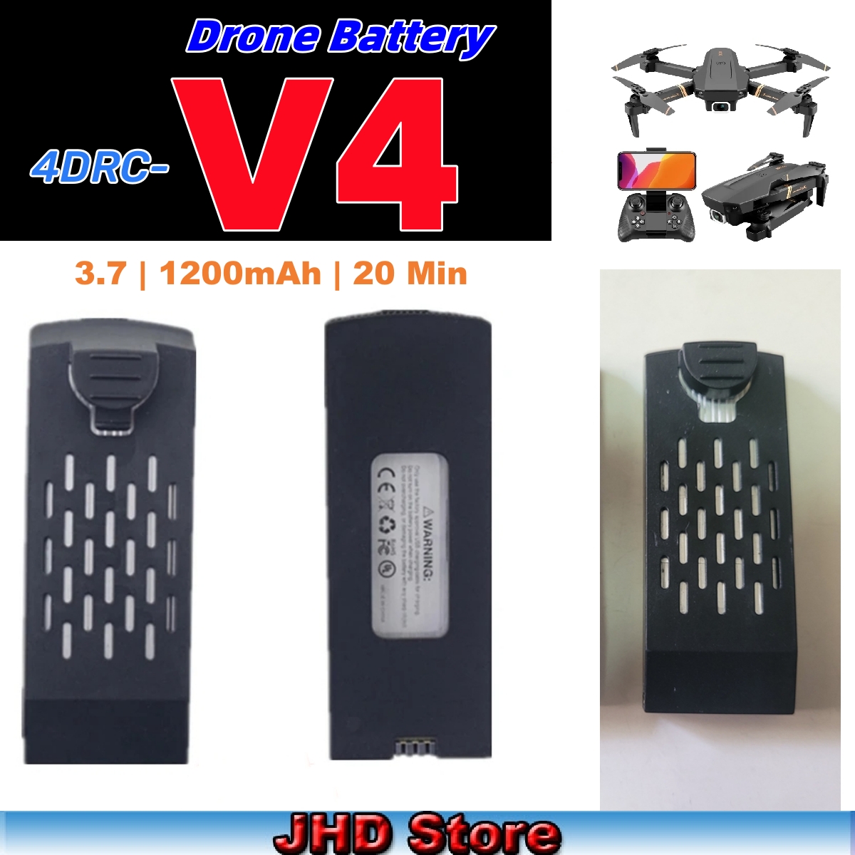 Lyzrc Drone - Bateria jhd 4drc v4 bateria 3.7v