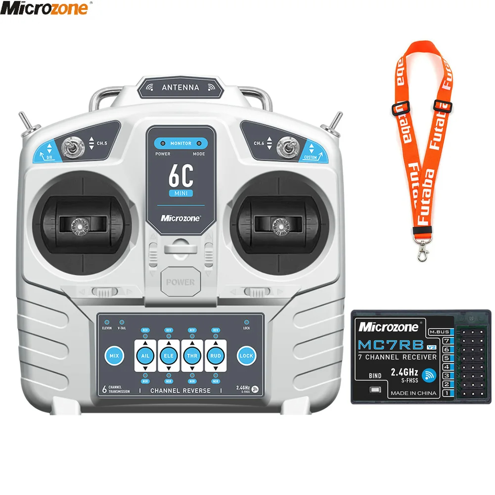 Joystick Rc Drone - Transmissor Controlador MicroZone com Receptor, Sistema