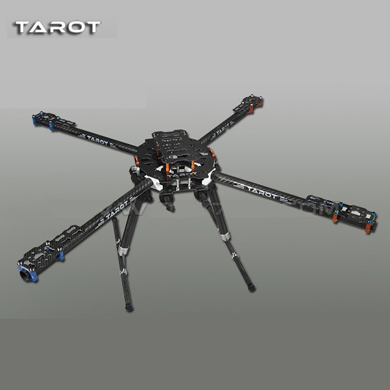 Heavy Lift Drone Frame - Tarot-Dobrável 3K Carbono CNC Quad helicóptero