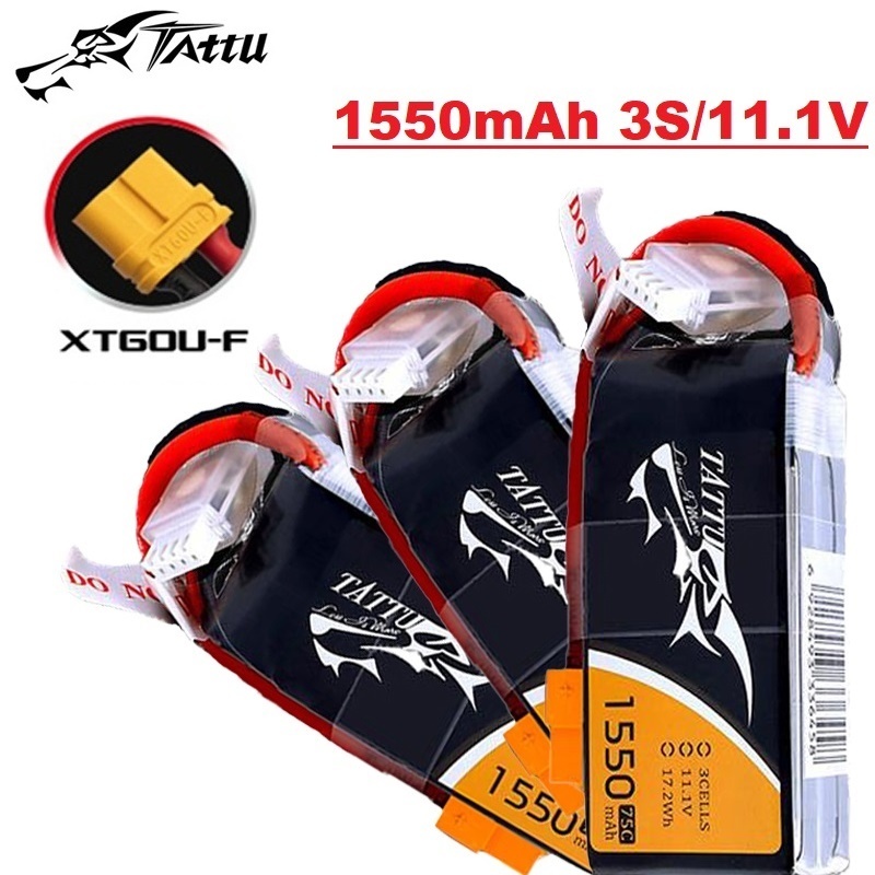 Drone Rc Link - Bateria TATTU-LiPo para Helicóptero RC, Quadcopter,