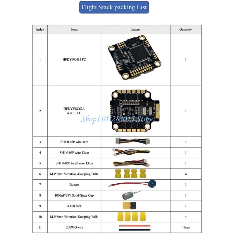 Controlador voo FC435/ESC62A S - Betaflight Flight Controller avaliação e preço