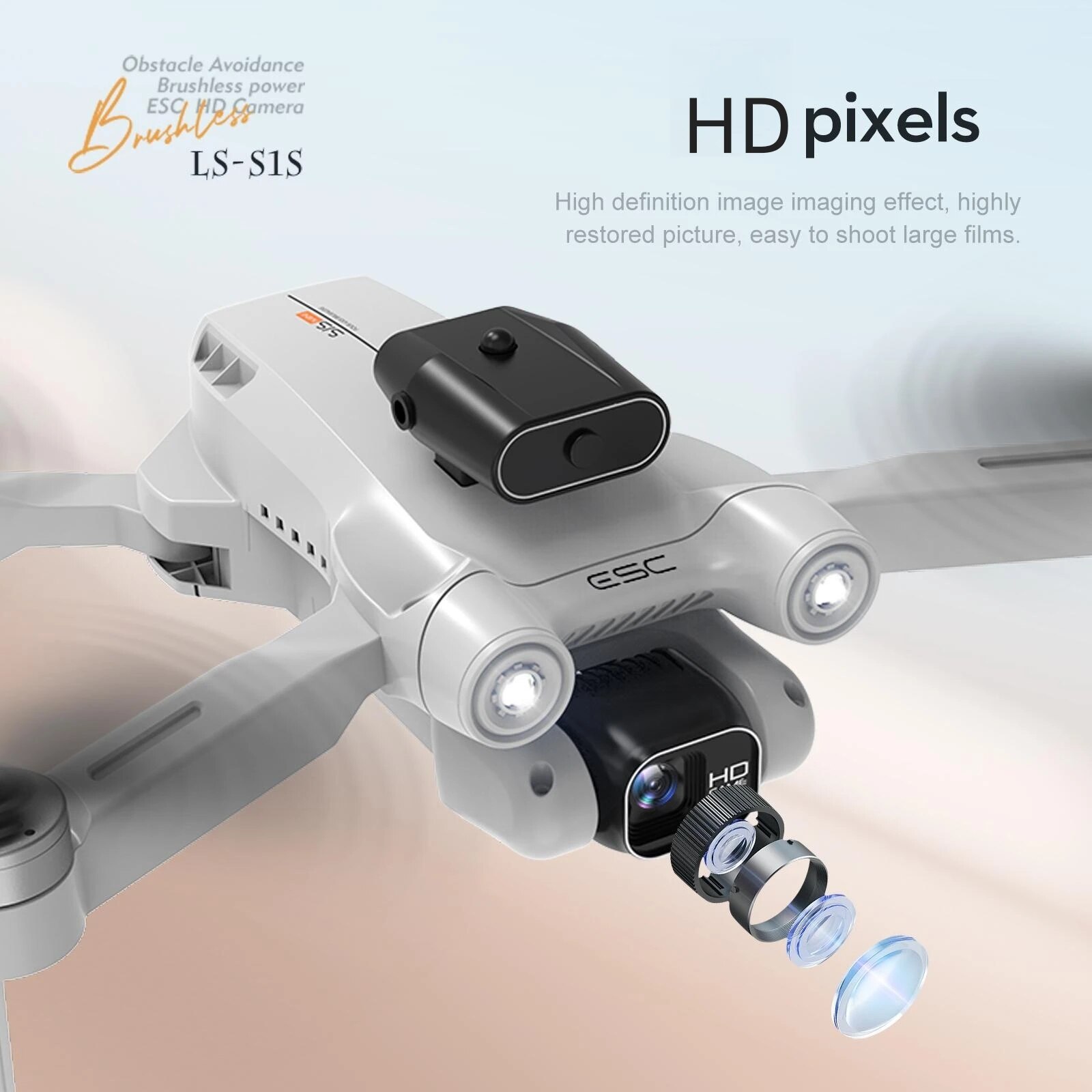 Dobrável RC Quadcopter S1S Dro - Drone Rc S1S avaliação e preço