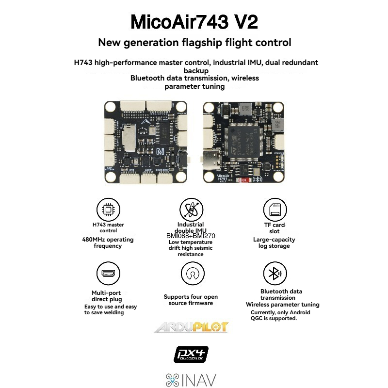 MicoAir743 V2 Controlador de v - Betaflight Flight Controller avaliação e preço
