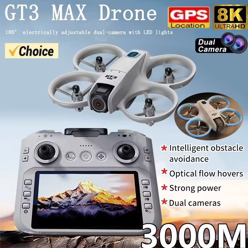 Drone RC 2026 GT3Max HD 8K com - Drone Vera Rc avaliação e preço