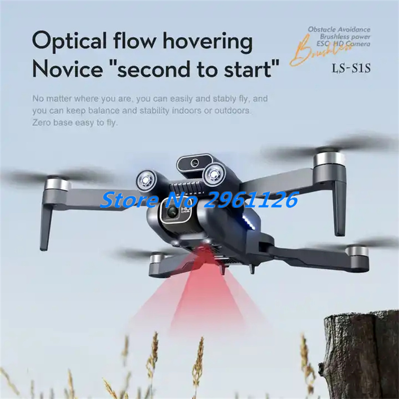 Avião ao ar livre sem escova d - Drone Rc S1S avaliação e preço