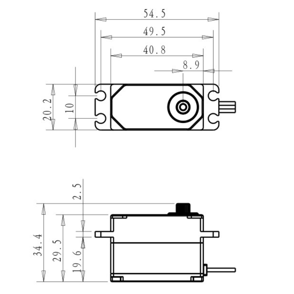Dsservo BLS4355 55KG Servo Dig - Rc Car Servo avaliação e preço