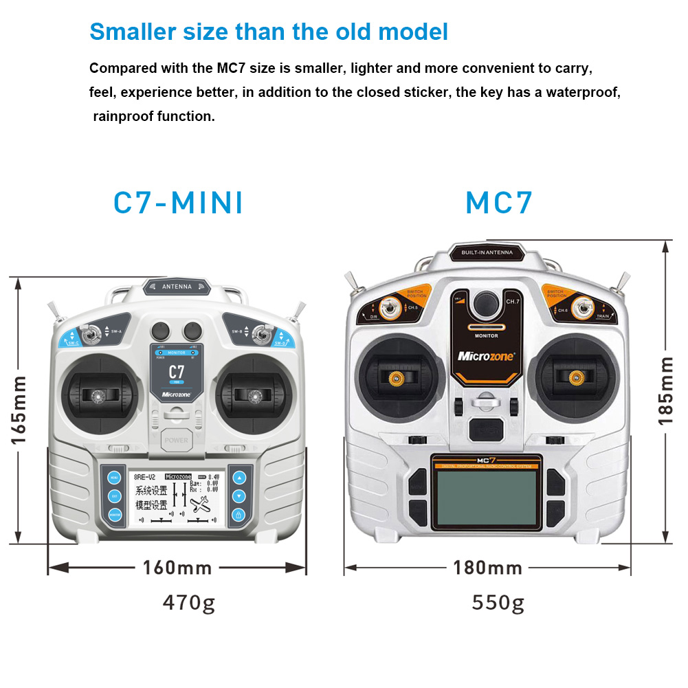 MicroZone MC7 Controlador C7 M - Drone Rc Mini avaliação e preço