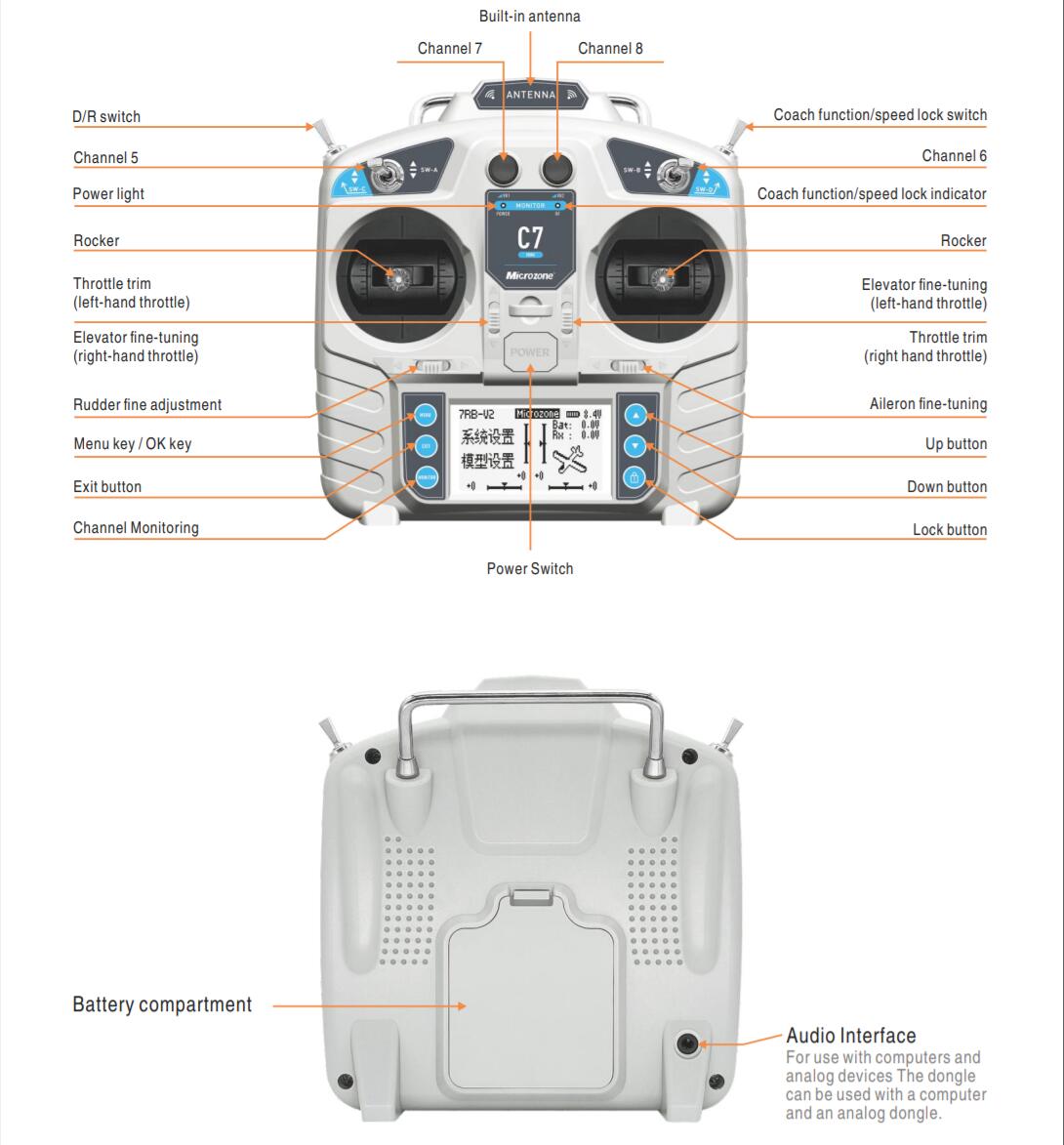 MicroZone MC7 Controlador C7 M - Drone Rc Mini avaliação e preço