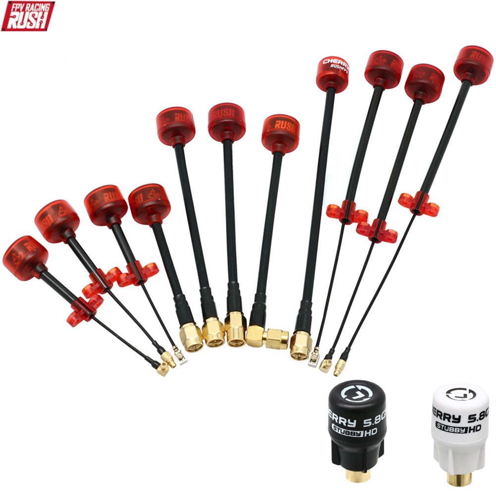 Rush cereja fpv 5.8g antena lh - Drone Rc Battery avaliação e preço