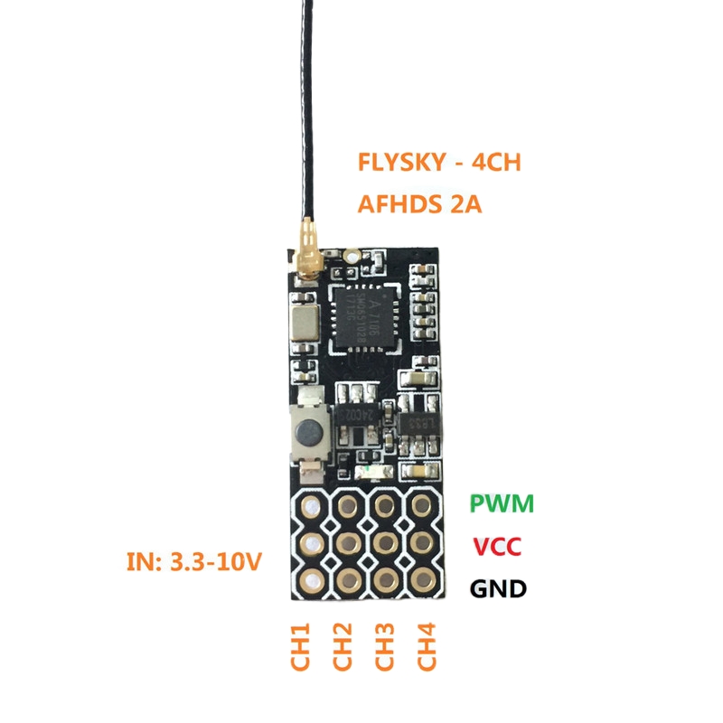 Receptor Mini Flysky FS2A 4CH  - Drone Rc Battery avaliação e preço