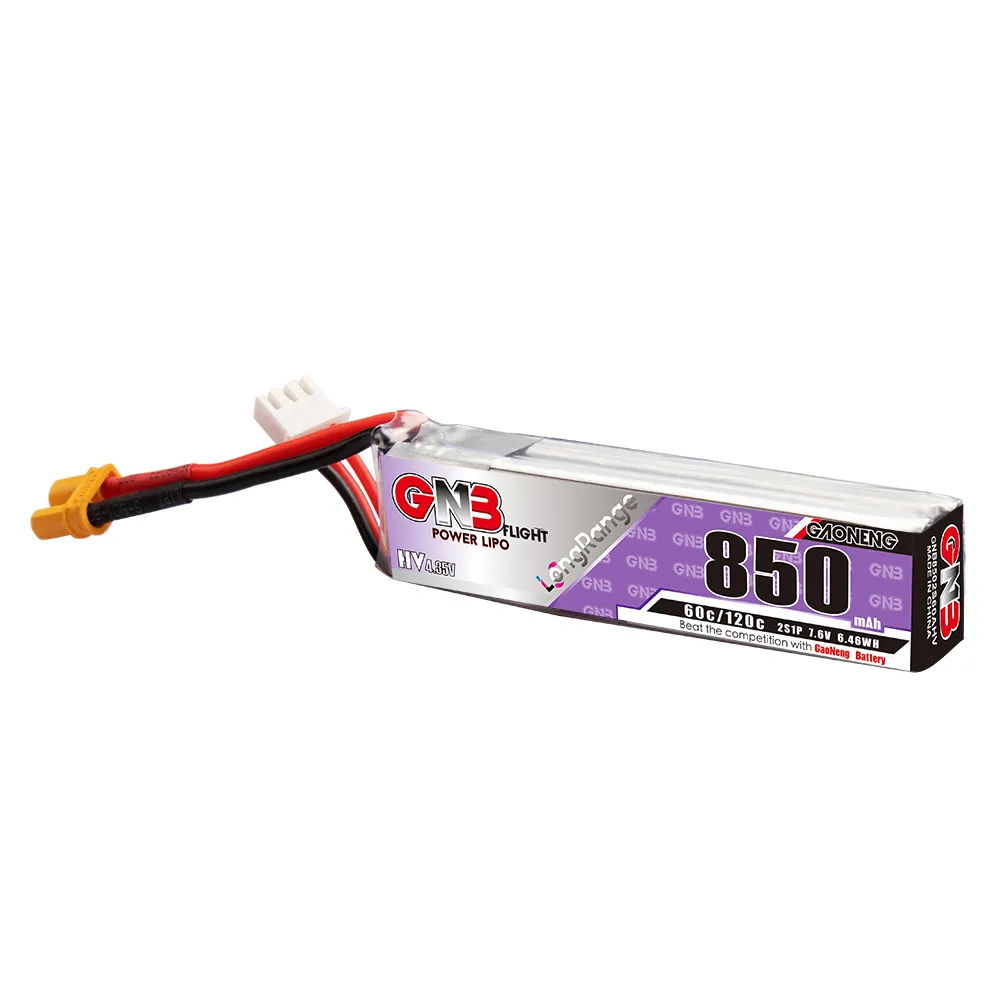 GAONENG GNB LiPo Bateria 850mA - Drone Rc Link avaliação e preço