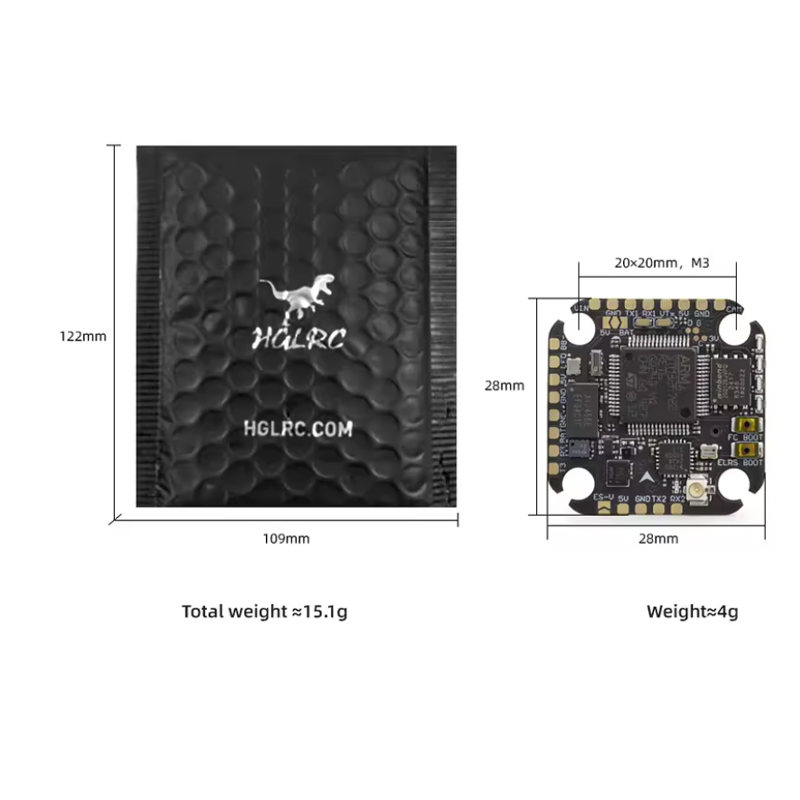 Controlador de Voo HGLRC SPECT - Betaflight Flight Controller avaliação e preço