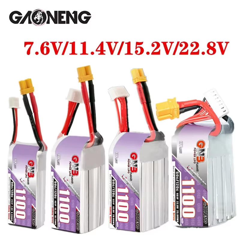 Gbn 1100mah 2S 3S 4S 6S 60c/12 - Drone Rc Link avaliação e preço